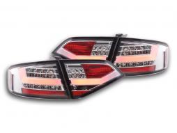 LED taillights set Audi A4 B8 8K Limo 07-11 chrome 