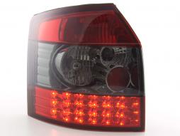 Set di luci posteriori a LED Audi A4 Avant tipo 8E 01-04 nero / rosso 