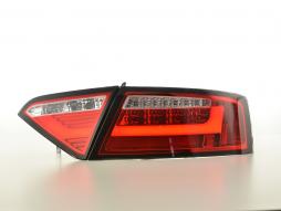 LED Rückleuchten Set Lightbar Audi A5 8T Coupe/Sportback  07-11 rot/klar 