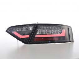 LED taillights set Lightbar Audi A5 8T Coupe / Sportback 07-11 black 
