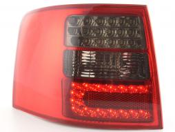 Kit feux arrières à LED Audi A6 Avant type 4B 97-03 noir / rouge 