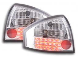 LED hátsó lámpa készlet Audi A6 4B típusú szedán 97-03 króm 