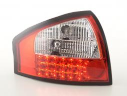 Kit feux arrières à LED Audi A6 berline type 4B 97-03 clair / rouge 