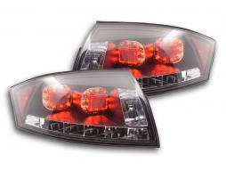 LED-baglygter sæt Audi TT type 8N 99-06 sort til højrestyring 