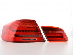 Conjunto de luzes traseiras LED BMW série 3 E92 Coupe 06-10 vermelho / transparente 