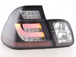 LED taillights set BMW 3-series E46 Limo 98-01 black 