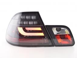 Conjunto de luzes traseiras LED BMW série 3 E46 Coupe 99-02 preto 