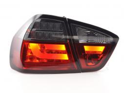 Zestaw tylnych świateł LED BMW serii 3 E90 Limo 05-08 czerwony/czarny 