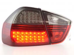 Set di luci posteriori a LED BMW Serie 3 berlina tipo E90 05-08 nero / rosso 