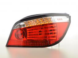LED taillights set BMW 5 series E60 sedan 08-09 red / clear 