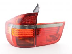 LED baglygter sæt BMW X5 E70 06-10 rød / sort 