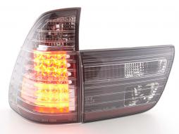 LED stop lambaları BMW X5 tipi E53 98-02 siyah ayarla 