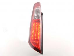 Juego de luces traseras LED Ford Focus 2 5 puertas 08-10 rojo / transparente 