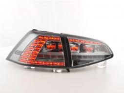 Sada zadních LED světel VW Golf 7 z roku 2012 kouřová 