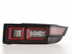 Juego de luces traseras LED Land Rover Range Rover Evoque de 2011 negro 