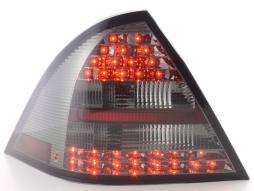 Conjunto de luzes traseiras LED Mercedes C-Class W203 Limo 05-07 preto 