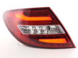LED taillights set Mercedes C-Class type W204 2011- red / clear 