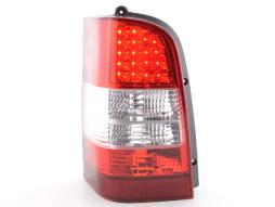 Fanali posteriori a LED Mercedes Vito tipo 638 96-02 rosso / trasparente 