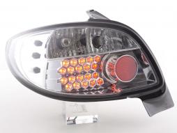 Fanali posteriori LED set Peugeot 206 3/5 porte. senza decappottabile 98-05 cromato 