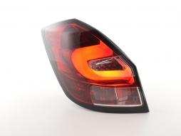 LED taillights set Skoda Fabia 5-door from 2007 clear / red 
