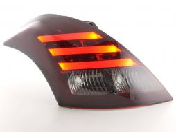 LED-takavalosarja Suzuki Swift 2011- punainen / musta 