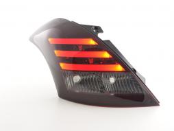 Fanali posteriori LED Suzuki Swift Sport 2011-2013 rosso / nero 