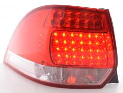 Conjunto de luzes traseiras LED VW Golf 5 Variante tipo 1KM 07-09 transparente / vermelho 