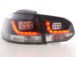 Kit feux arrières LED VW Golf 6 type 1K 2008-2012 noir 