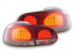 LED-takavalosarja VW Golf 6 type 1K 08- musta / punainen 