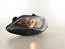 Dagslys forlygte LED DRL look Seat Ibiza 6J fra 2012 krom 