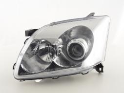 Spare parts headlight left Toyota Avensis (Type T25) 03-06 
